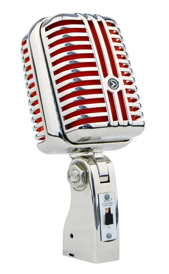 

Alctron DK1000 Wired Vintage Classic Microphone High Quality Dynamic Moving Coil Mike Deluxe Metal Vocal Old Style Ktv Mic