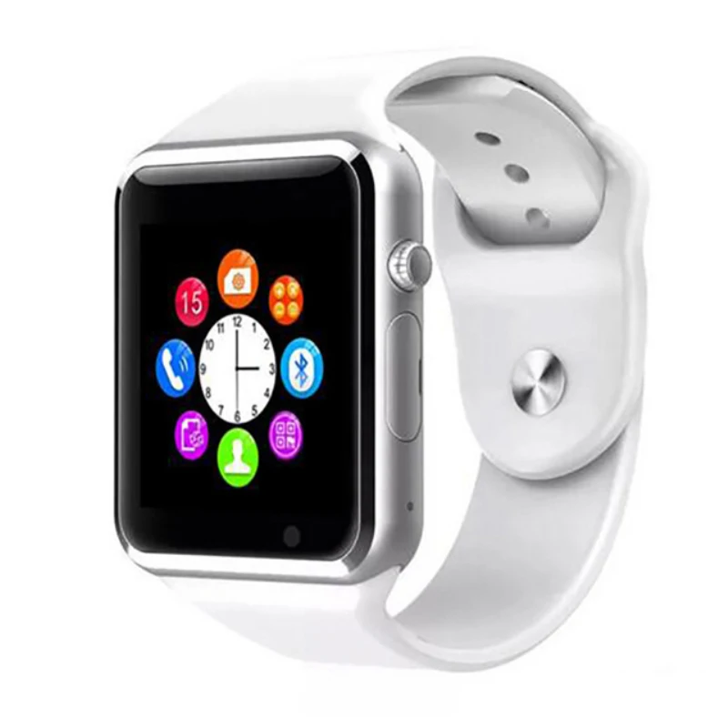 A1 Smart Watch Men Bluetooth WristWatch Sport Pedometer With SIM Camera Smartwatch For Android Smartphone Russia T15 PK DZ09 Q18