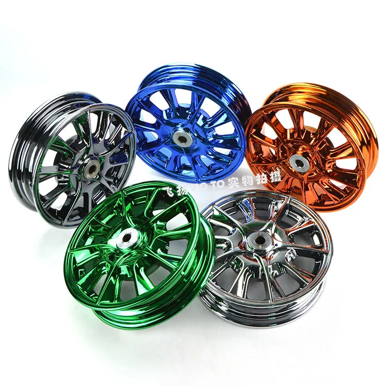 Motorcycle Front Wheel Rim 10 Inch/57mm Brake Disc Install/10mm Axle