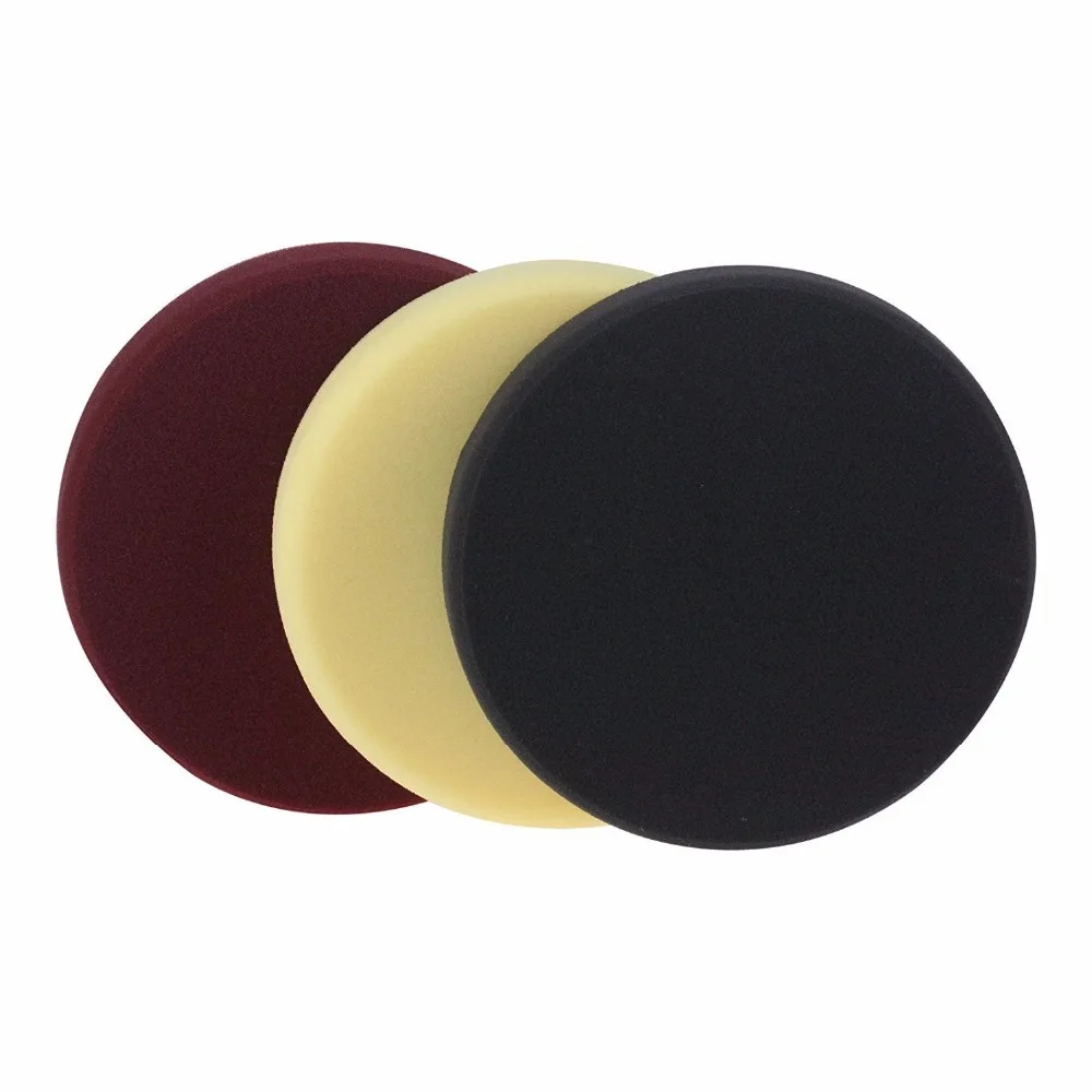 

3Pc 8inch (200mm) mix color Foam Buffing Polishing Pads Kit Set -select color