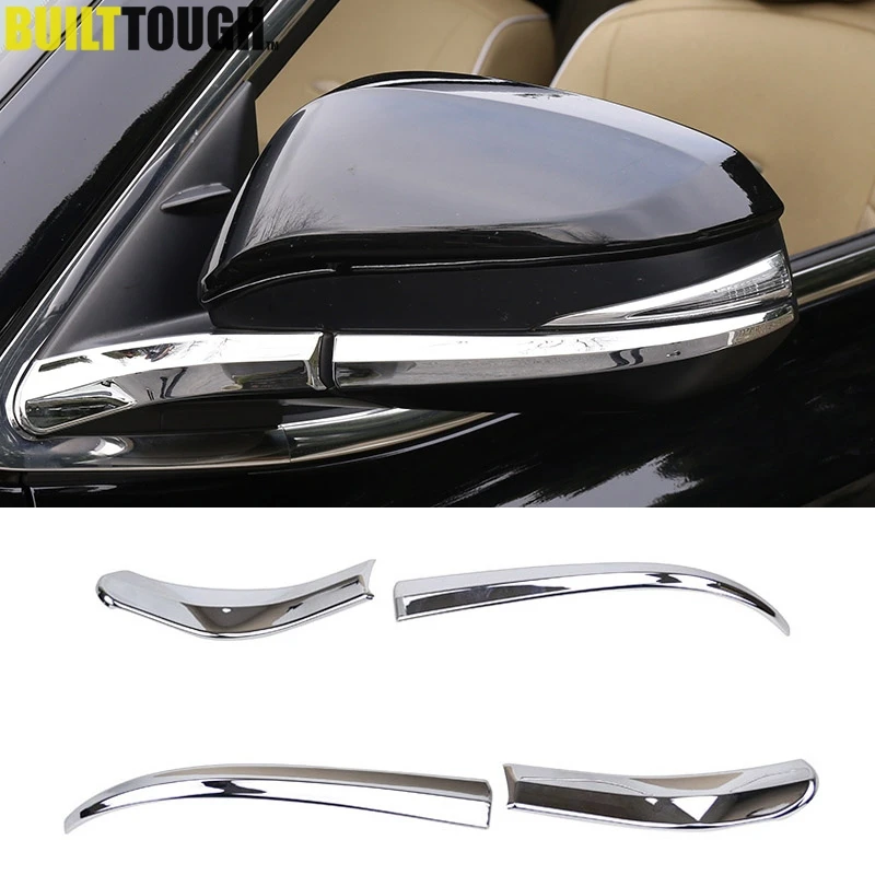 For Honda Civic 2016-2018 Side Wing Rearview Mirror Chrome Cover ABS Trim Strip