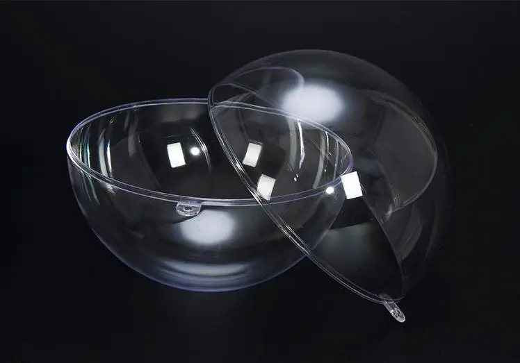 Adornos de plástico transparente de 100mm, bola de plástico, bolas redondas y transparentes, adornos para fiesta de boda, decoraciones de Navidad SN1941 Adornos de plástico transparente de 100mm, bola de plástico, bolas redondas y transparentes, adornos para fiesta de boda, decoraciones de Navidad SN1941