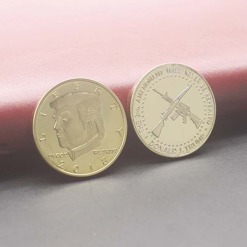 2018 gold trump coin 2