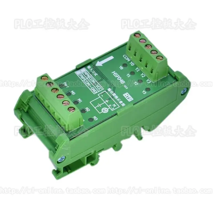 Installation of IO Guideway Driven by PNP High Level Input and Output Solenoid Valve of 4-way PLC Amplifier Module