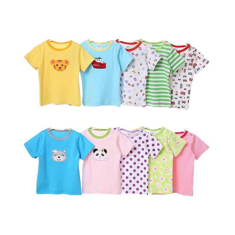 Carters 5-Pack Short-Sleeve Tees for Boys//Girls Size 12M
