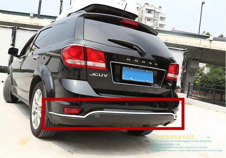 3 шт./компл. задний бампер Защитная крышка литья Накладка для Dodge Journey JCUV 2013 по EMS