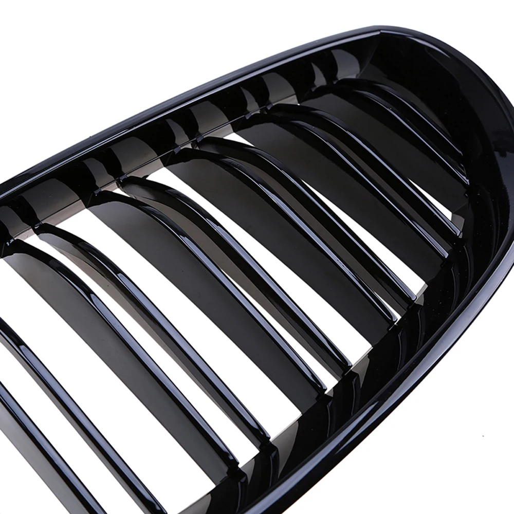 POSSBAY-Gloss-Black-Double-Lines-Kindly-Grille-Front-Grilles-for-BMW-E60-Sedan-E61-Touring-2003 (4)