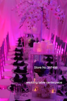 

Clear Reversible Trumpet acrylic Vase ,Flower vase Wedding Centerpiece