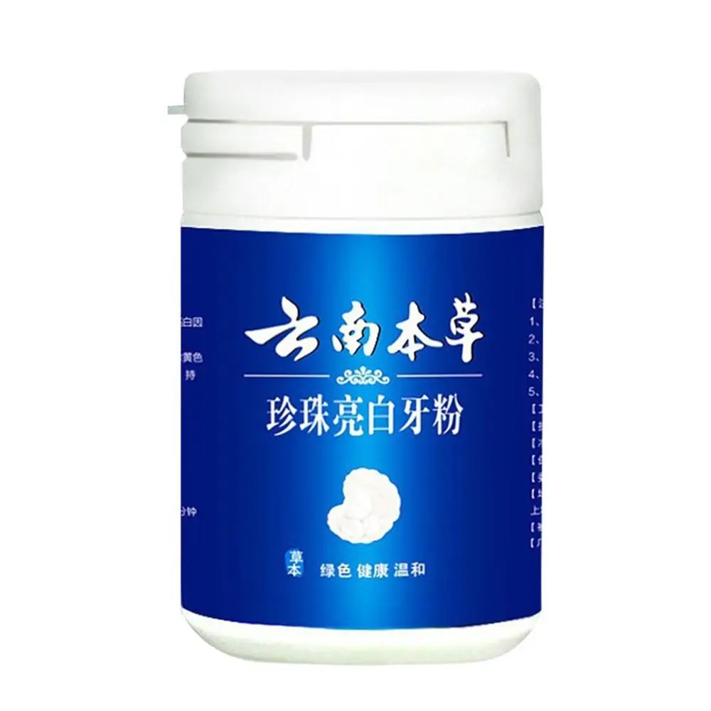 

50g Pearl Toothpaste Peppermint Tooth Powder Oral Care Removes Bad Breath Mothproof Natural
