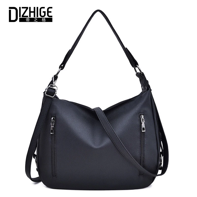 

DIZHIGE Brand Fashion PU Women Handbag High Quality Crossbody Bags For Women Fashion Zipper Messenger Bags Shoulder Bag Tote New