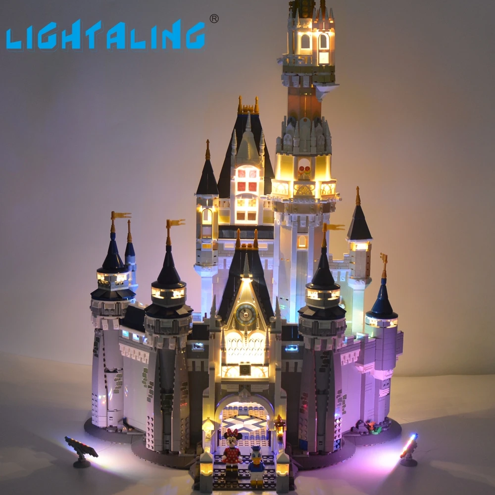 Kaufen Lightaling LED Licht Set Für Cinderella Prinzessin Burg Beleuchtung Set Kompatibel mit 71040 16008 KEINE Buidling Blöcke Modell