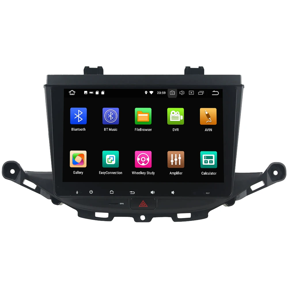 Best KLYDE 9" IPS 4G WIFI Octa Core PX5 Android 8.0 4GB RAM 32GB ROM BT FM Car DVD Multimedia Player Radio For Opel Astra K 2016 2017 1