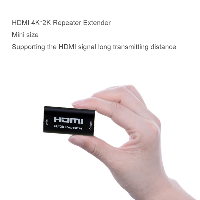 Jninsens HDMI ретранслятор наполнитель позолоченный 4K* 2K HDMI адаптер Усилитель сигнала более 4,95 Гбит/с HDMI удлинитель