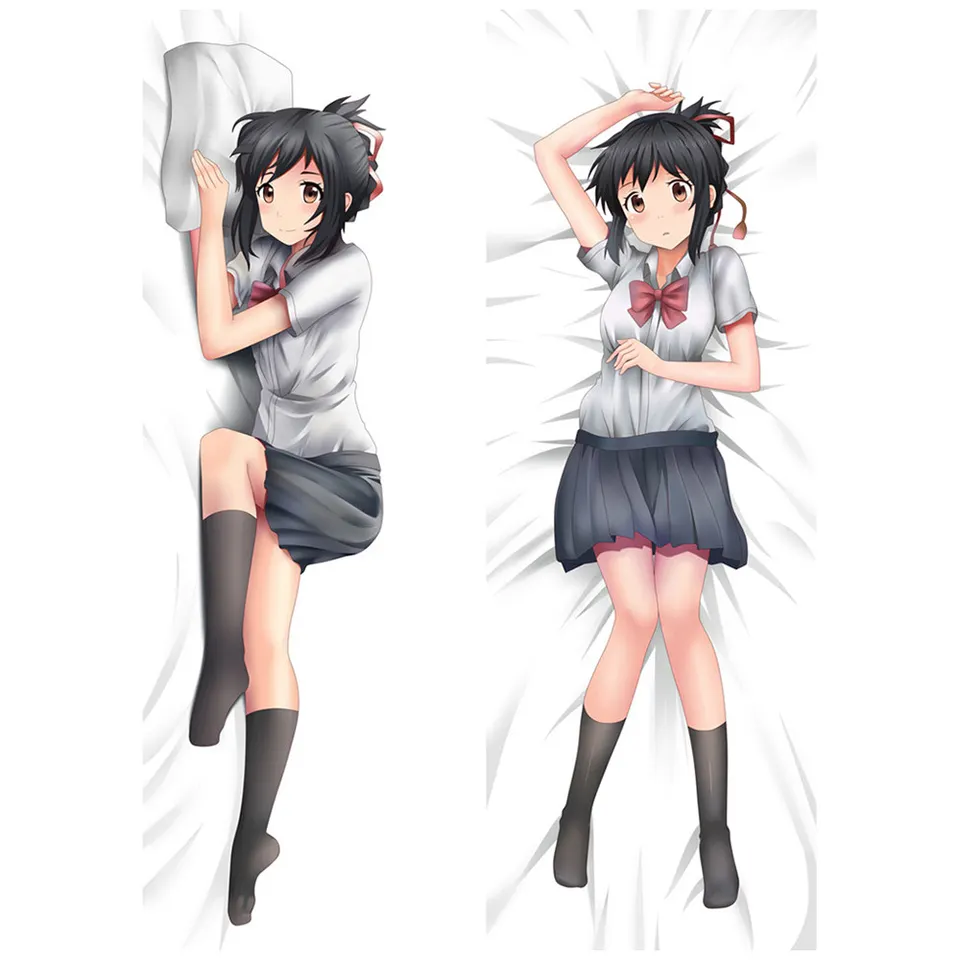 Amellor Japanese Anime Pillow Cover Your Name Life Sized Dakimakura Case Pillow Covers Sexy Girl Body Hugging Pillow Case Gifts Pillow Case Body Hug Pillowpillow Cover Aliexpress