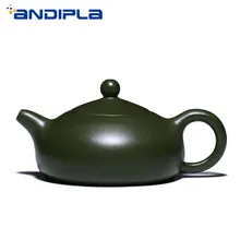 200cc подлинный исинский чайник Yu Ru чайник для здоровья чайник фиолетовый глиняный зеленый Глиняный Чайник Китайский Чайный набор кунг-фу чай китайский чайник