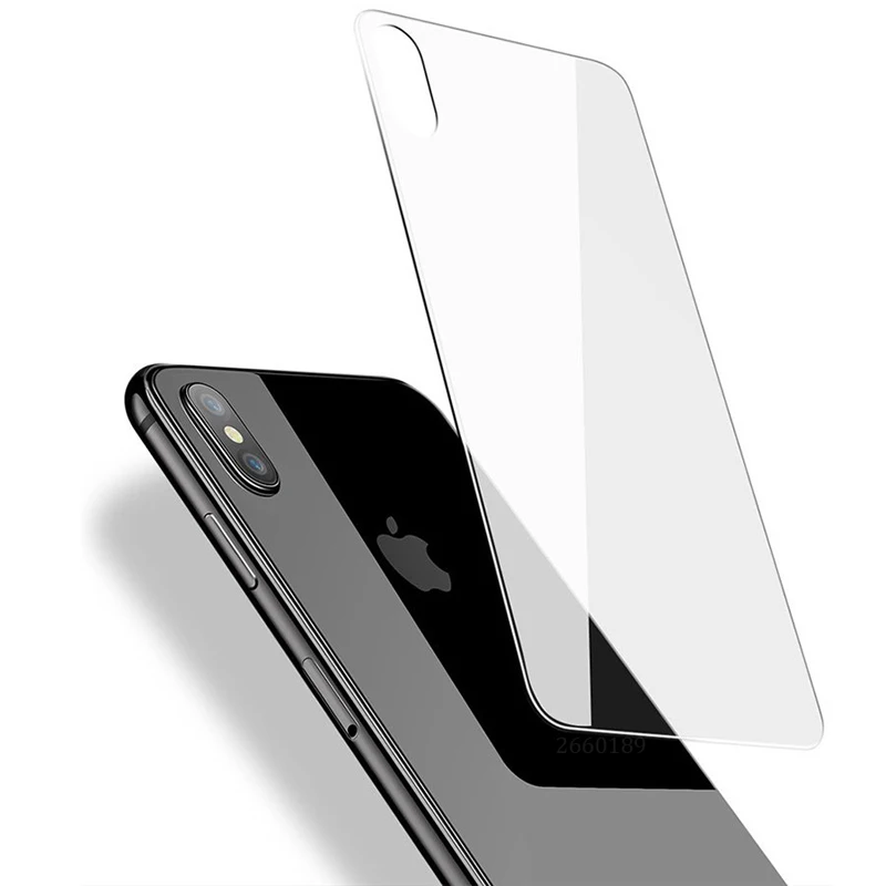 RONICAN Front+ Back For iPhonex X iX Glass Tempered Glass For iphone X Movie Screen Protector For Apple iPhone X Case Protective (6)