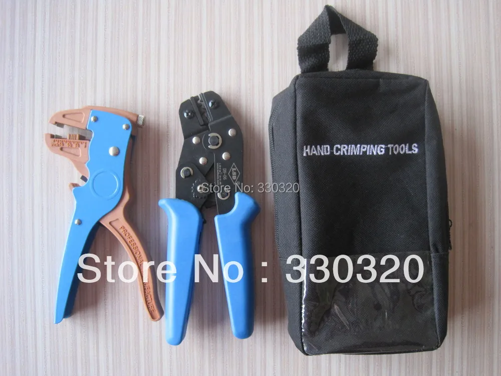 

hand tool set kit for crimping terminals and stripping wire