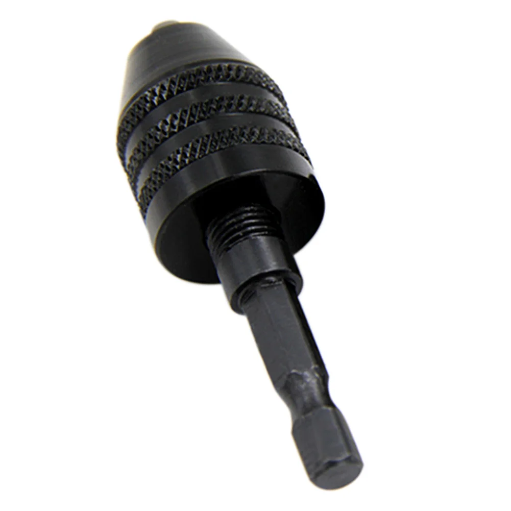 6.35mm Keyless Drill Chuck Screwdriver Impact Driver Adaptor Hex Shank Twist Drill Bit Chuck Quick Change Screwdriver
