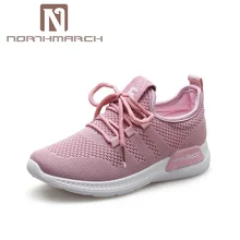NORTHMARCH Women Shoes 2019 New Fashion Tenis Feminino Light Breathable Mesh Shoes Woman Casual Lace Up