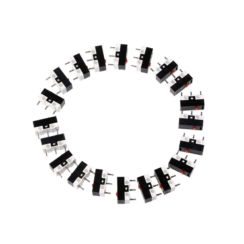 

Everlasting 10PCs Button Switch Mouse Switch 3Pin Microswitch For RAZER Logitech G700 Mouse