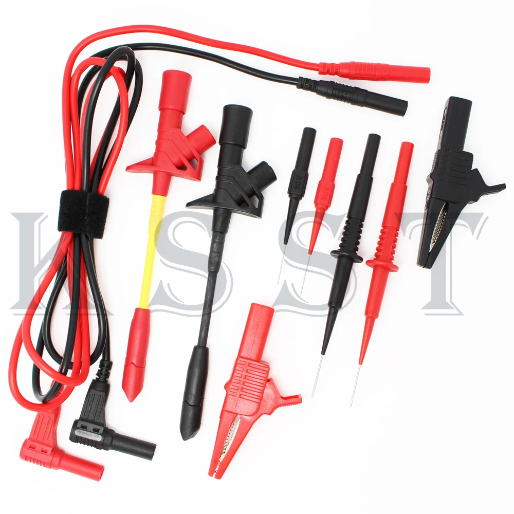 

DMM05A Multimeter industry test set.Piercing Clip test line & Tip probe & test probe sets