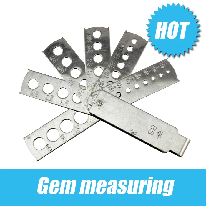 

Gemstone jewelry diamond measuring foot size measuring six caliper tool free shipping wholesale jewelry goldsmith