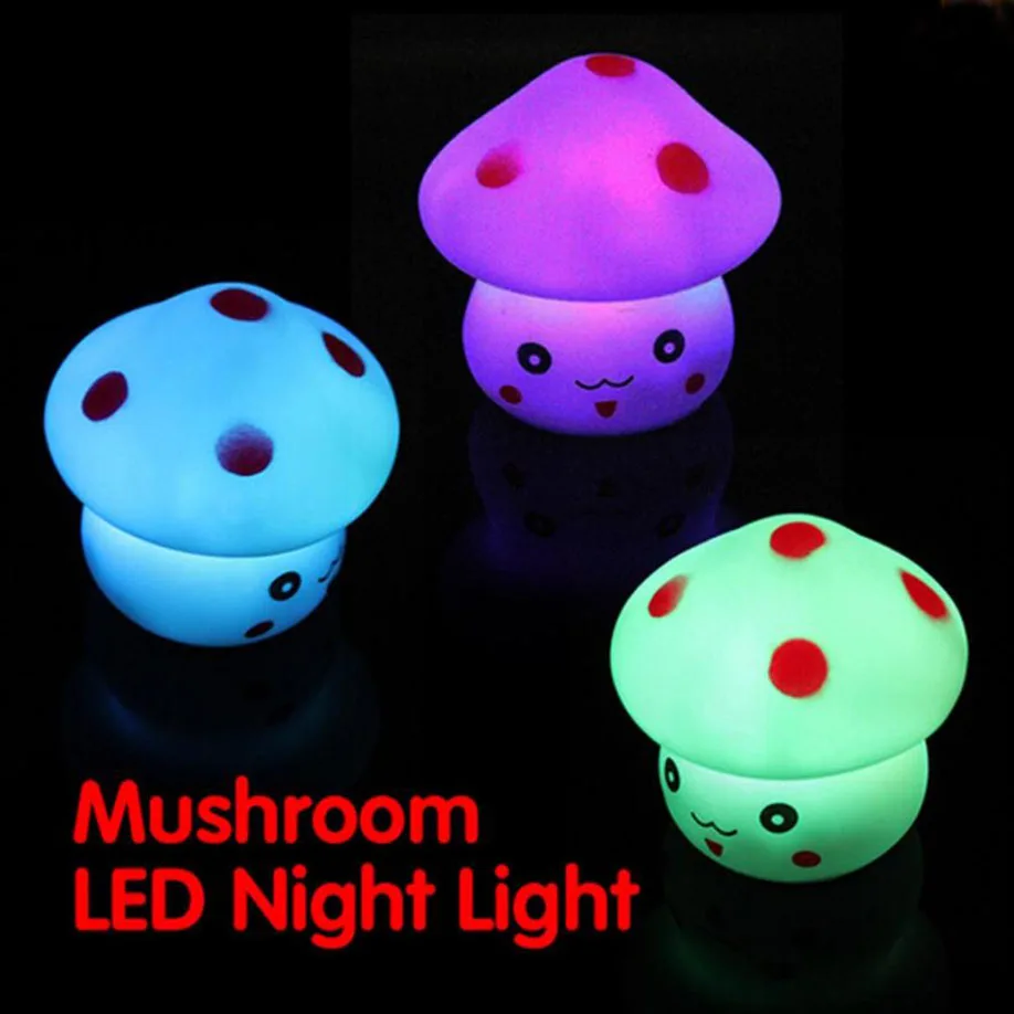 MUQGEW в форме гриба 2017 новые мягкие удобные светильник ing уникальный дизайн светодиодный светильник, ночник ночной Светильник лампы мигающие
