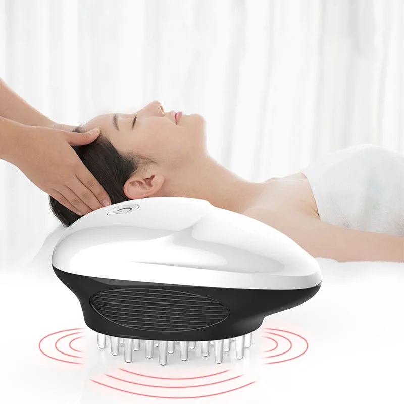Electric The head massager Vibrating massage scalp comb anti static loop headmassage scalphead