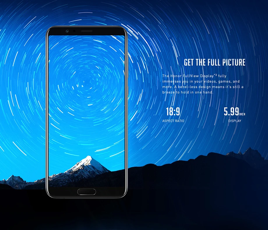Honor View 10 Мобильный телефон Android 8,0 Honor V10 смартфон Kirin 970 Восьмиядерный OTA NFC отпечаток пальца 5,99 ''1080 P