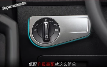 

Lapetus Head Lights Lamp Switch Button Frame Cover Trim Matte Carbon Fiber Look Fit For Volkswagen VW Tiguan 2016 - 2020 ABS