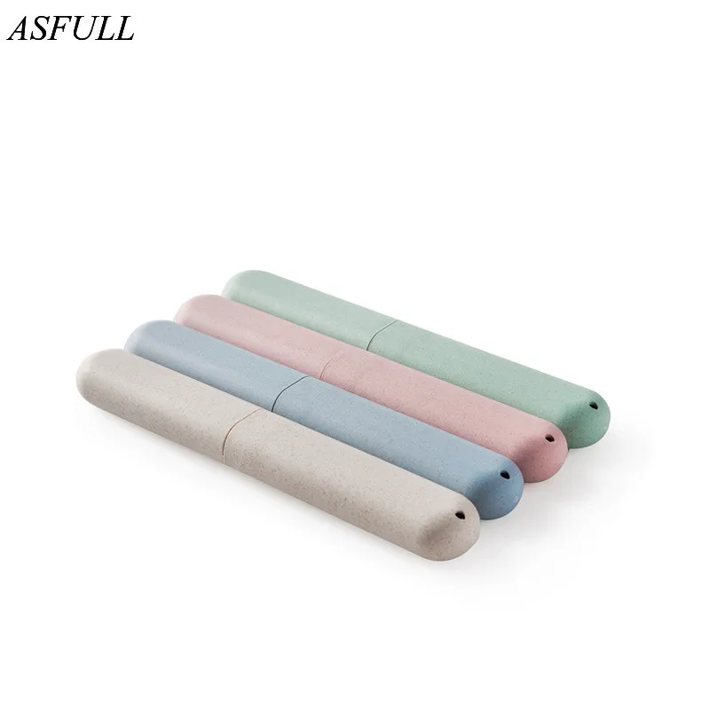 

Wheat Color Multi-functional Creative Protect Toothbrush Tube Cover Travel Hiking Camping organizer Toothbrush case Storage box
