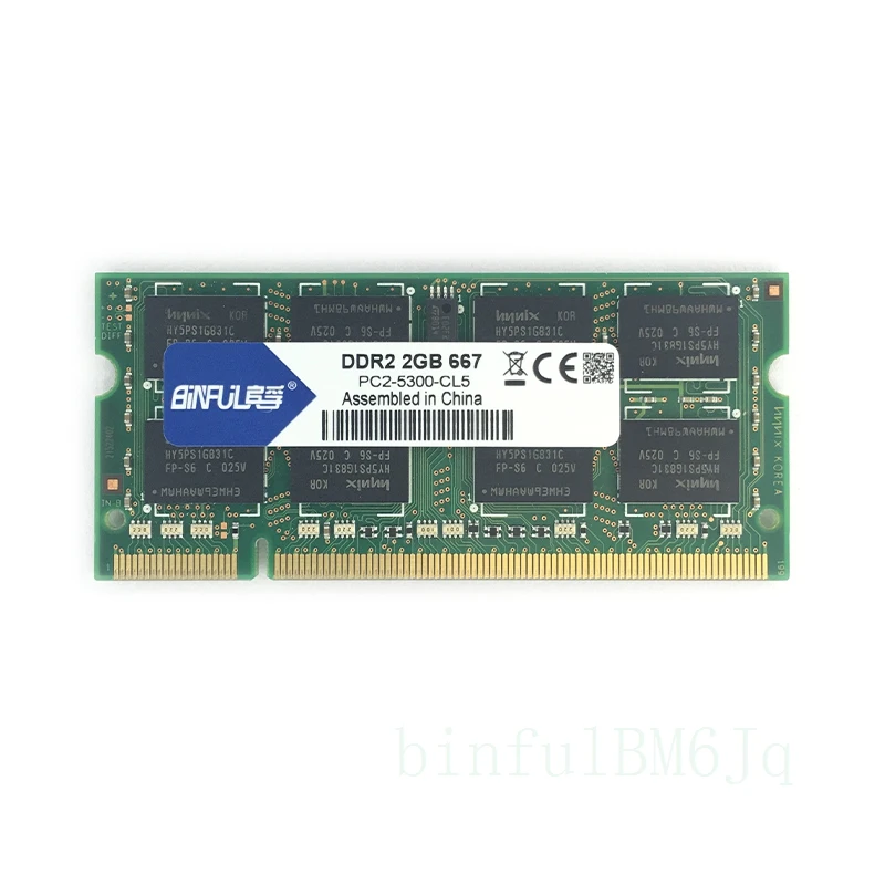 2x2GB NEW BULK LOT 4GB Memory PC2-5300 SODIMM For Lenovo Thinkpad T61p