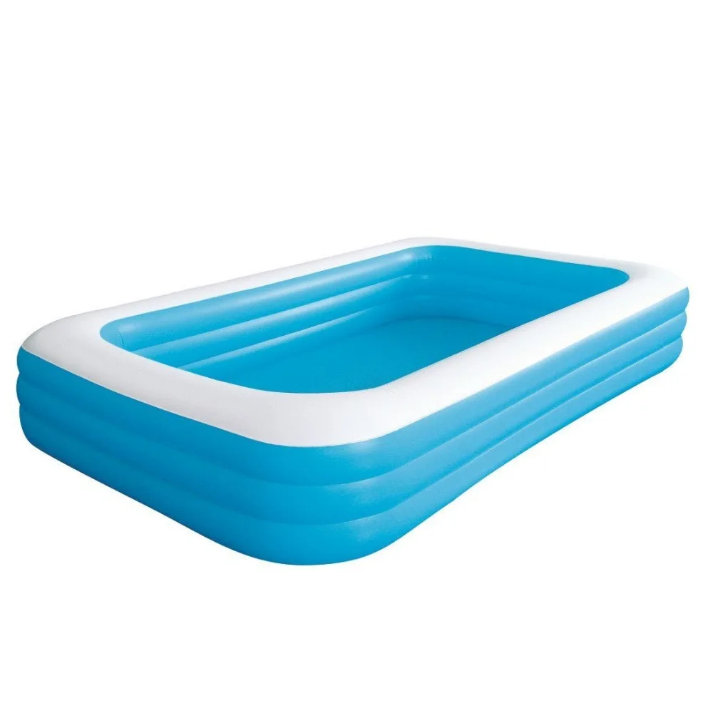giant inflatable kiddie pool family and kids inflatable rectangular pool 10 feet long 120 x 72 x 20 in pool accessories from sports entertainment - Rectangle Inflatable Pool giant inflatable kiddie pool family and kids inflatable rectangular pool 10 feet long 120 x 72 x 20 in pool accessories from sports entertainment - Rectangle Inflatable Pool