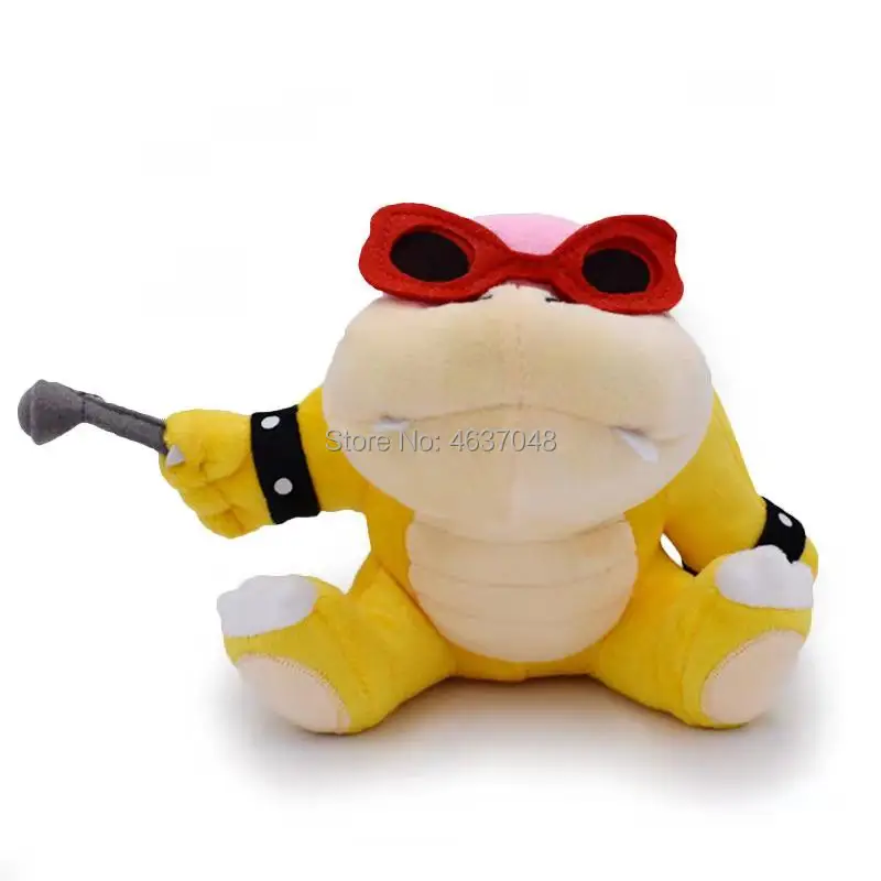 15-28CM Super Mario Broser JR 3D Land Bone Kubah Koopa Dragon Dark Bowser Kamek Waluigi Wario Lemmy Morton Roy Bully Plush Toys