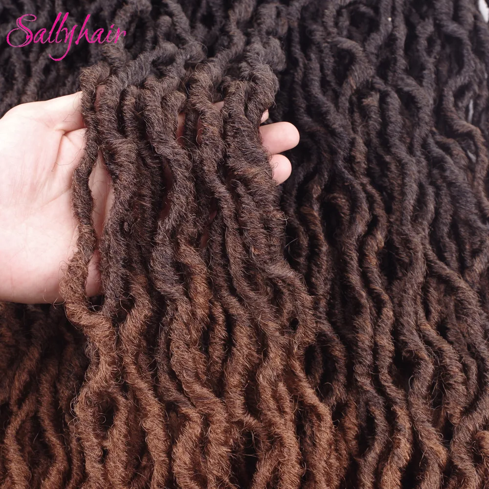Sallyhair Crochet Braids Hair Synthetic Faux Lock Curly  (14)