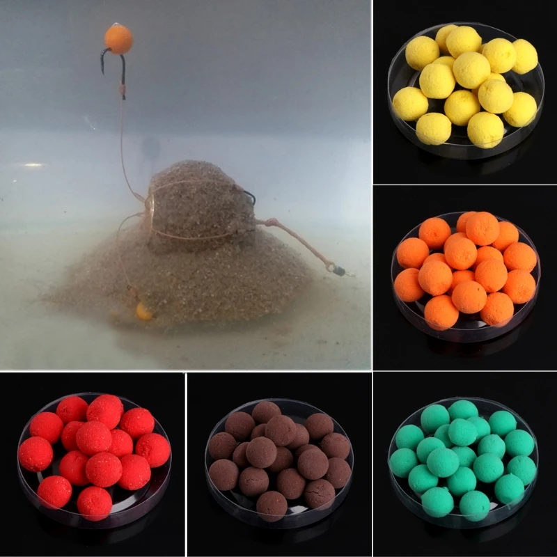

Toply Multi-flavor Fishing Float Beads Floating Ball Beads Feeder Carp Fishing Baits Smell Lures 7 Flavours 15g 10mm New