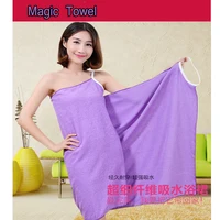 1PC  High Quality  Easy Wear Magic Swimwear Shower Body Sexy Spa Bath Robe Cotton Towel Bathrobe Towels Washcloth  Lady & Women 1
