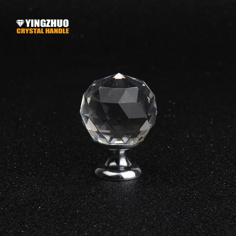 10 stücke 30mm Puxadores Kristall Glas Ball Schublade Schrank Knöpfe