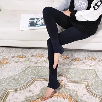 

Sexy Pantyhose Women Warm Tight High Elastic Waist Velvet Legins Thick Tights Female Plus Size Collant Stretchy Winter Pantyhose