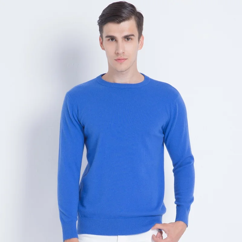 Men's Sweater 100% Cashmere Knitting Jumpers New Brand O
