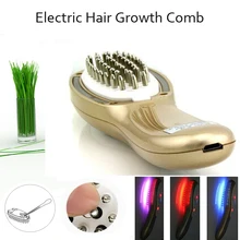 Electric Laser Hair Growth Massager Comb LED Light Photon Therapy Hair Loss Treatment