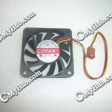 Подлинный для COFAN F 6010HH12B DC12V 0.30A 3pin 3 провода 6010 60X60X10MM Вентилятор