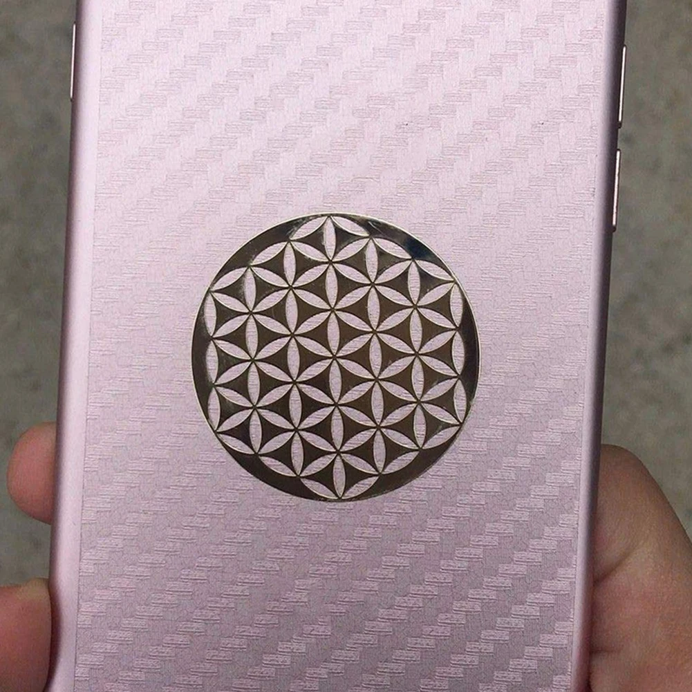 

4 Pcs/set Smooth DIY Decoration Adhere For Phone Case Easy Remove Thin Energy Gold Beautiful Sticker Charming Exquisite Metal