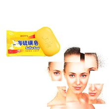 Горячая 85 г Шанхай серное мыло лечение зуд от акне, псориаза клещ дерматит антибиотик