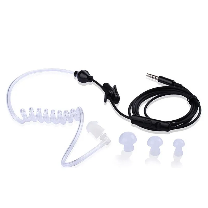 In Ear Stereo Air Tube Anti radiation Headset Radiation Proof Earphone