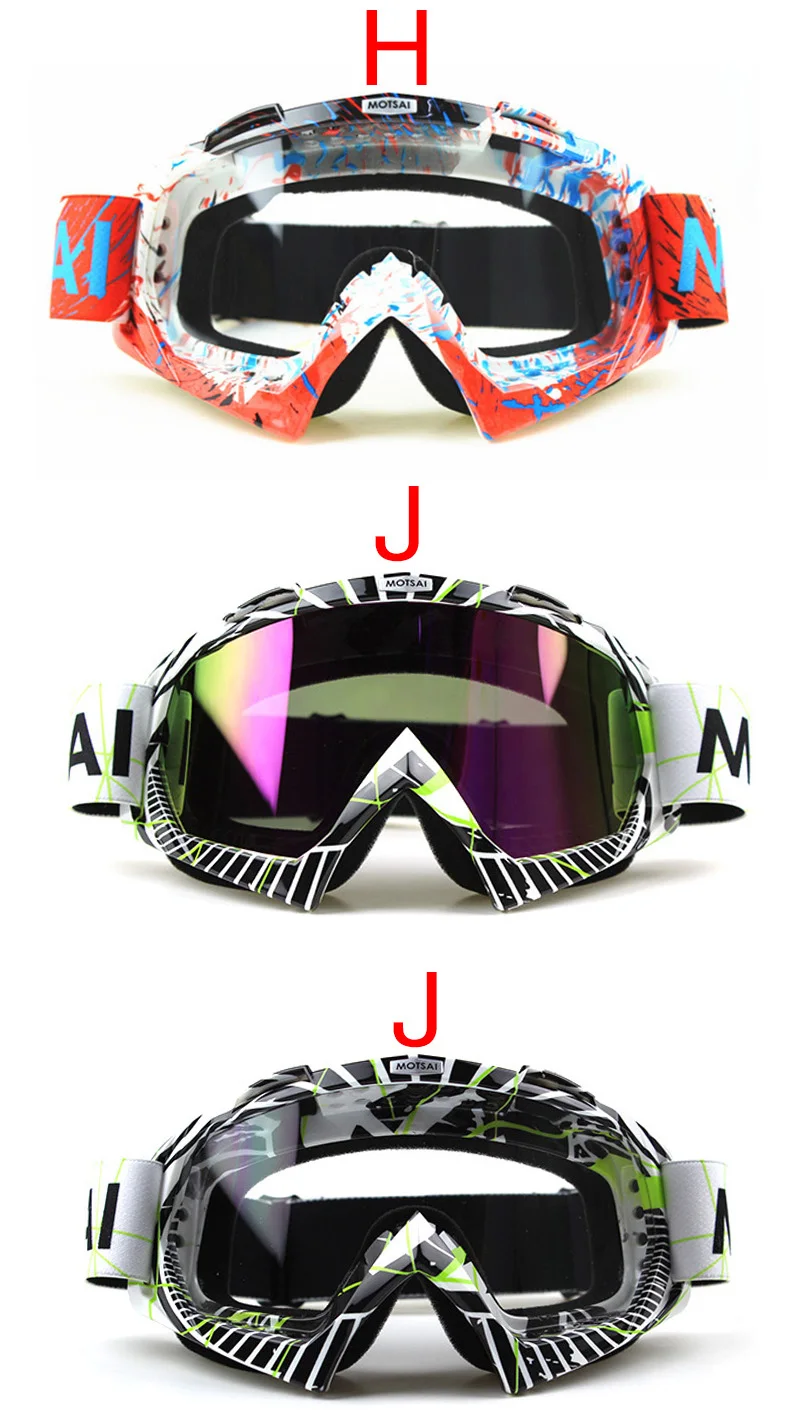 best motorcycle glasses for wind BOTSAI New High Quality Transparent Sport Racing Off Road Oculos Lunette Motocross Goggles Glasses For Motorcycle Dirt Bike Helmet Motorcycle Full Face