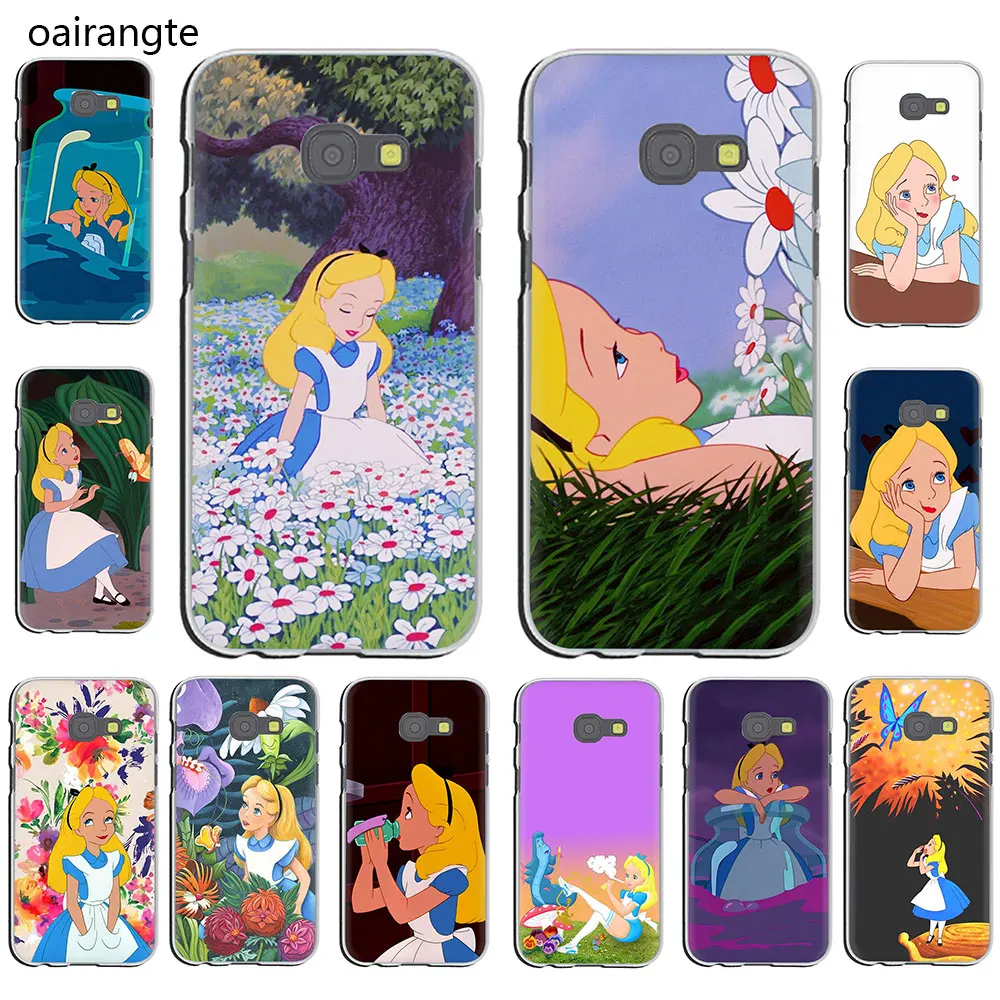

Alice In Wonderland hard Phone Case for Galaxy J7 J6 J5 J3 J2 J1 2015 2016 Prime 2017 EU US Version