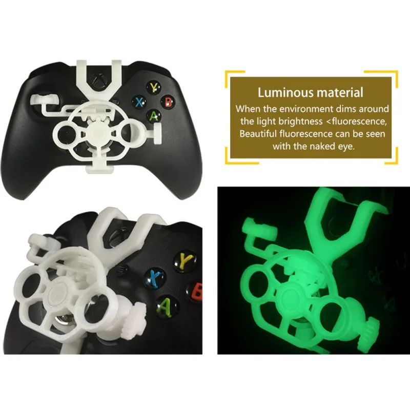 Gaming Racing Wheel pubg mobile joystick 3D Mini Steering case add on for Xbox One X / S Elite Controller | Электроника