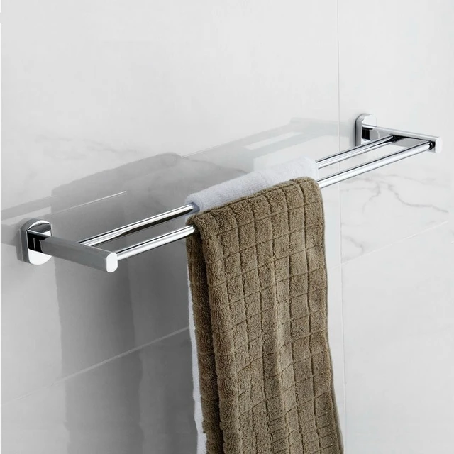 Toallero Barral Baño 60cm Toalla Acero Inoxidable Accesorio