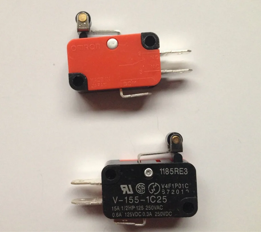 

100x Momentary Limit Micro Switch V-155-1C25 SPDT Snap Action Switch Roller